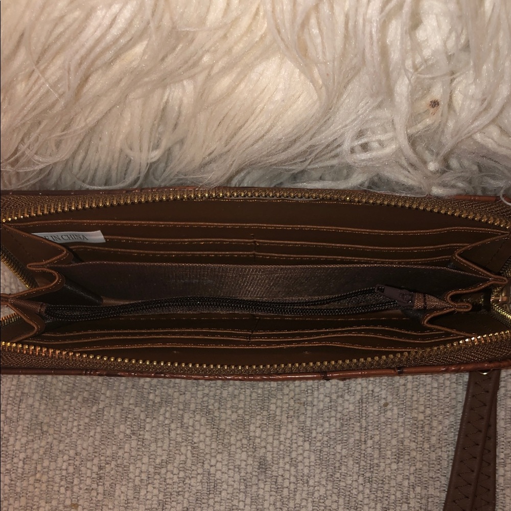 🤩🔥Deep Chocolate Crocodile-Embossed Backpack with Wallet❤️ - Picture 9 of 14